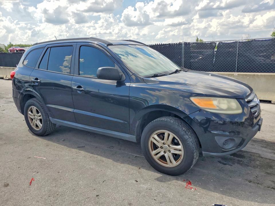 2012 Hyundai Santa fe VIN 5XYZG3AB8CG164759 COPART salvage auction — REAR END, Fl - Cert Of Title Slvg Rebuildable, sold $40 on 2026-07-30 (photo 4)