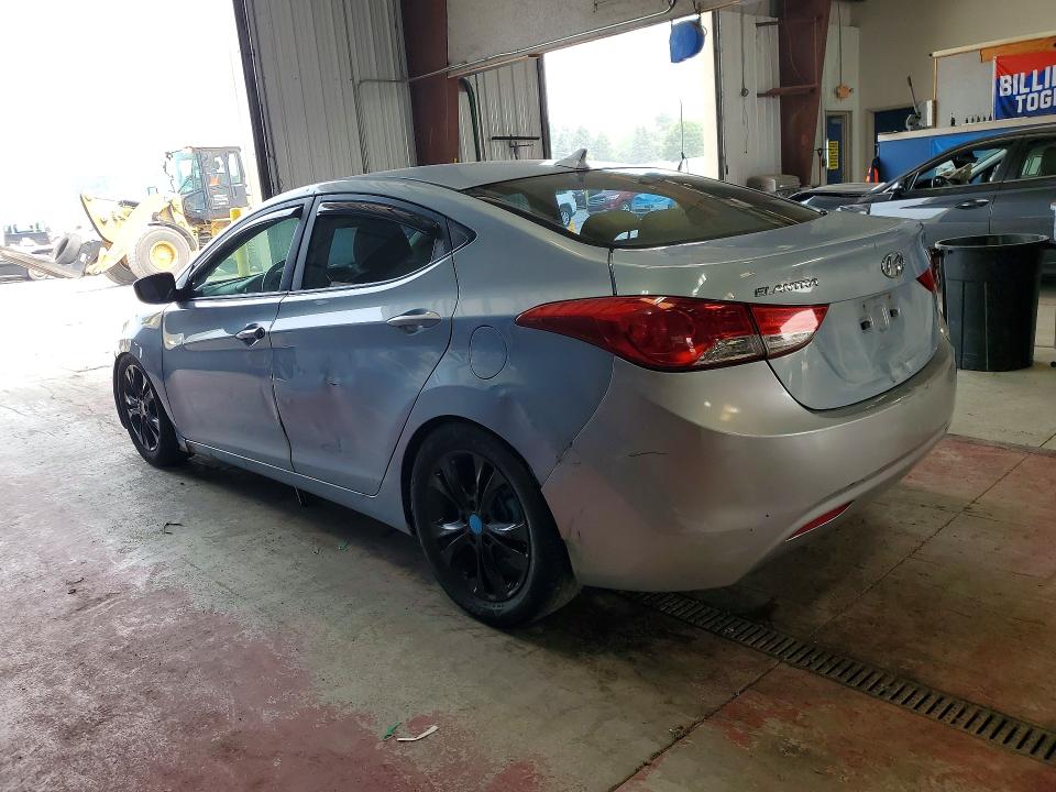 2012 Hyundai Elantra VIN KMHDH4AE5CU293902 COPART salvage auction — NORMAL WEAR, Ny - Certificate Of Title, sold $100 on 2026-07-27 (photo 2)