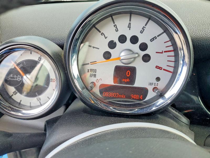 2014 Mini Cooper VIN WMWZN3C53ET570000 COPART salvage auction — FRONT END, Ca - Salvage Certificate, sold $725 on 2026-07-20 (photo 9)