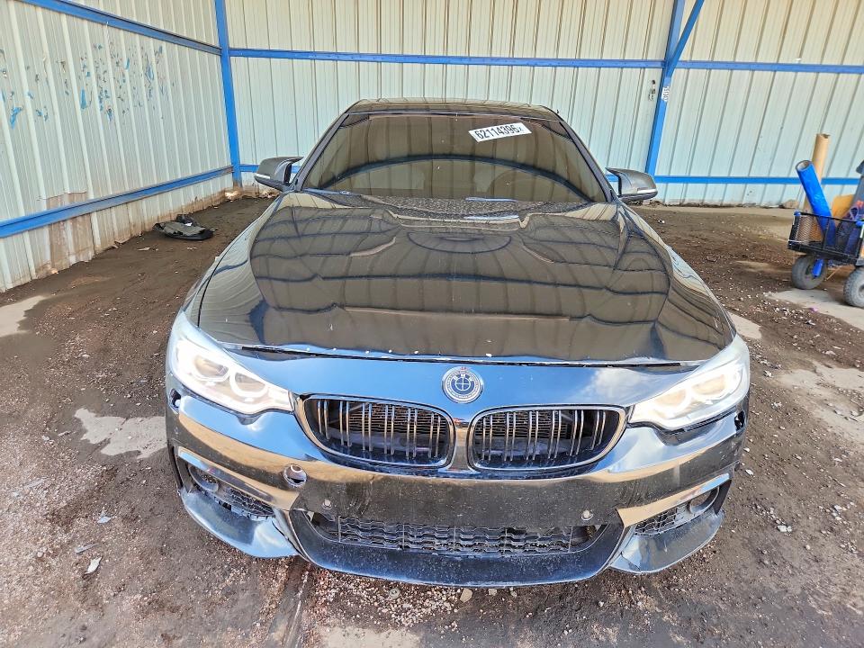 2015 BMW 4er VIN WBA4A7C5XFD413251 COPART salvage auction — FRONT END, Co - Dis/Dlr/Exp Only Clean Title, sold $1,200 on 2026-08-12 (photo 5)