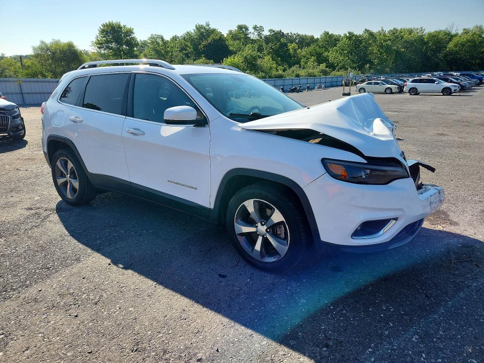 2019 Jeep Cherokee VIN 1C4PJLDB9KD184052 COPART salvage auction — FRONT END, Pa - Certificate Of Salvage, sold $0 on 2026-09-16 (photo 4)