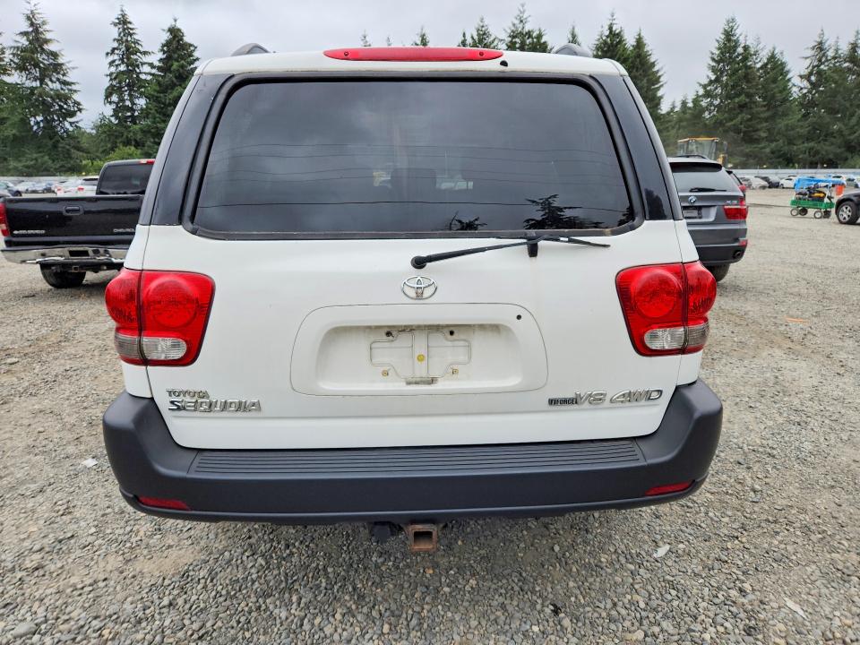 2006 Toyota Sequoia VIN 5TDBT44A26S272663 COPART salvage auction — NORMAL WEAR, WA - VEHICLE CERT OF OWNERSHIP-TITL, sold $1,450 on 2026-07-10 (photo 6)
