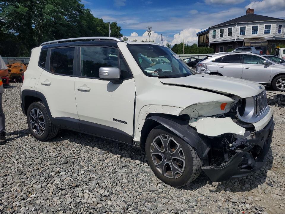 2018 Jeep Renegade VIN ZACCJBDB1JPH06441 COPART salvage auction — FRONT END, Ma - Cert Of Title-Salvage, sold $2,400 on 2026-08-12 (photo 4)