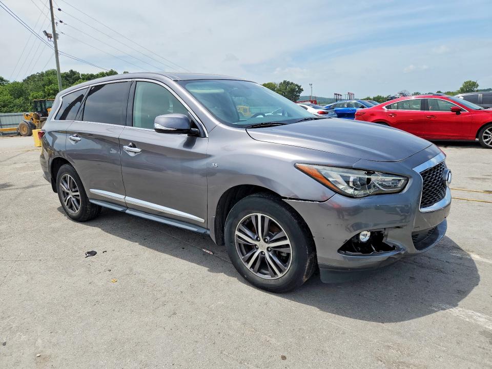 2017 Infiniti Qx60 VIN 5N1DL0MM5HC550760 COPART salvage auction — FRONT END, Tn - Certificate Of Title, sold $2,450 on 2026-08-03 (photo 4)