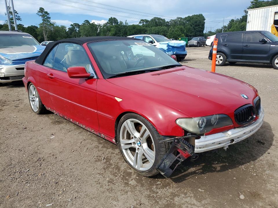 2004 BMW 3 series VIN WBABW53444PL47019 COPART salvage auction — FRONT END, LA - PERMIT TO SELL - RECONSTRUCTED (P), sold $250 on 2026-07-14 (photo 4)