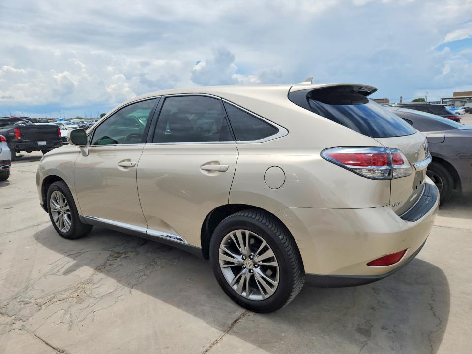 2013 Lexus Rx VIN JTJZB1BA2D2412246 COPART salvage auction — NORMAL WEAR, TX - CERTIFICATE OF TITLE (P), sold $7,700 on 2026-07-29 (photo 2)