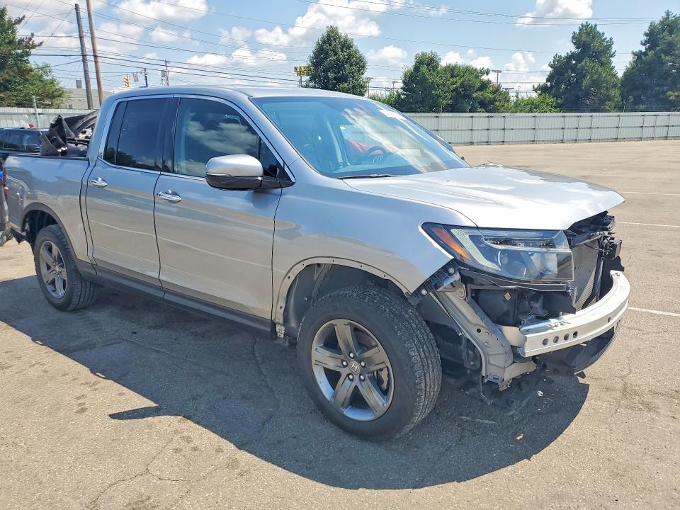 2023 Honda Ridgeline VIN 5FPYK3F76PB048141 COPART salvage auction — ALL OVER, OH - CERT OF TITLE-SALVAGE, sold $12,000 on 2026-07-17 (photo 4)