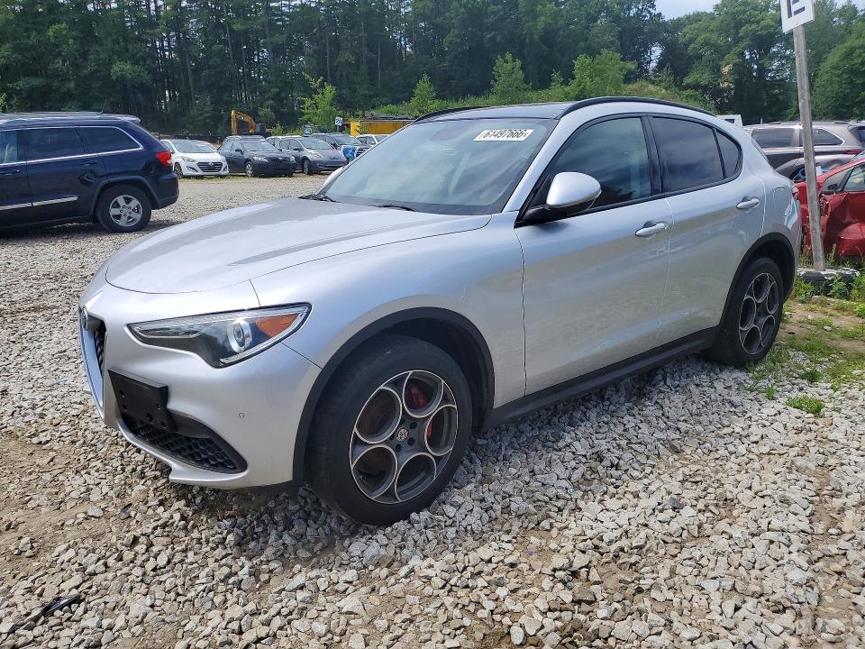 2018 Alfa romeo Stelvio VIN ZASFAKPN1J7B92565 COPART salvage auction — MECHANICAL, Nh - Certificate Of Title (P), sold $6,300 on 2026-07-29 (photo 1)