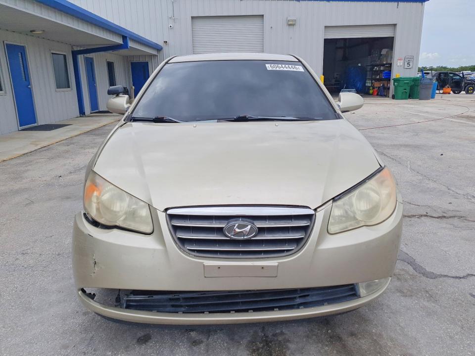 2007 Hyundai Elantra VIN KMHDU46D47U223745 COPART salvage auction — FRONT END, FL - CERT OF TITLE SLVG REBUILDABLE, sold $450 on 2026-07-22 (photo 5)