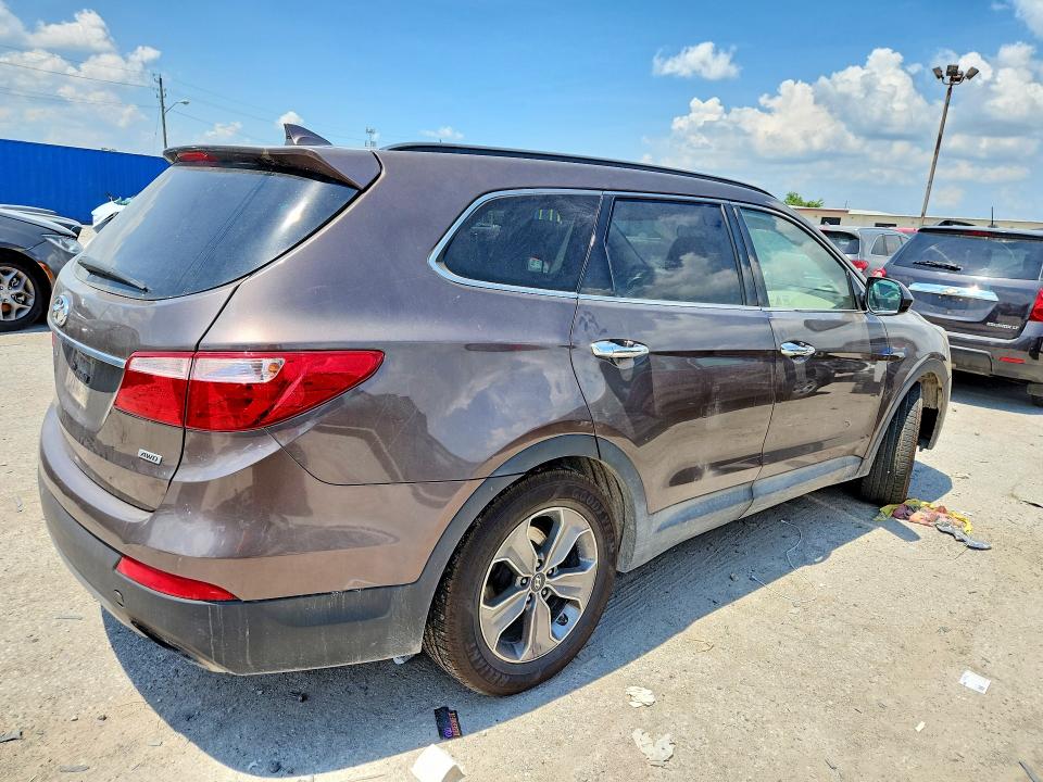 2014 Hyundai Santa fe VIN KM8SMDHF9EU043986 COPART salvage auction — MECHANICAL, IN - CERTIFICATE OF TITLE, sold $900 on 2026-07-24 (photo 3)