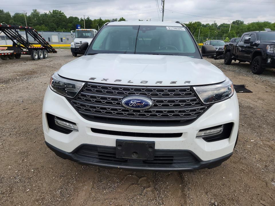2021 Ford Explorer VIN 1FMSK8DHXMGA02641 COPART salvage auction — REAR END, MD - CERTIFICATE OF TITLE, sold $18,324 on 2026-07-30 (photo 5)
