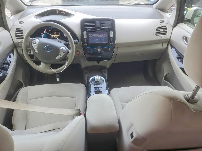 2012 Nissan Leaf VIN JN1AZ0CP8CT026015 COPART salvage auction — FRONT END, Ga - Certificate Of Title, sold $2,700 on 2026-07-31 (photo 8)