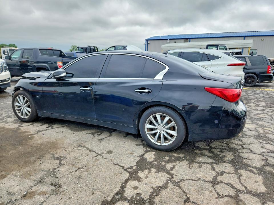 2014 Infiniti Q50 VIN JN1BV7AR2EM680972 COPART salvage auction — FRONT END, Pa - Certificate Of Salvage, sold $400 on 2026-07-14 (photo 2)