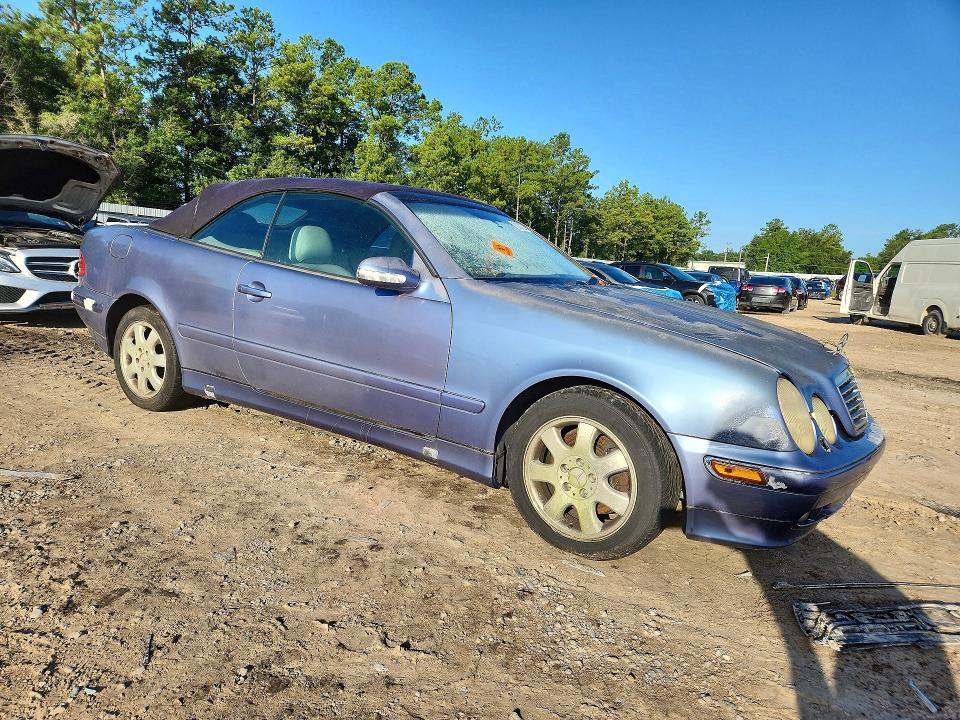 2001 Mercedes-benz Clk-class VIN WDBLK65G21T060473 COPART salvage auction — WATER/FLOOD, Fl - Certificate Of Title, sold $325 on 2026-07-17 (photo 4)