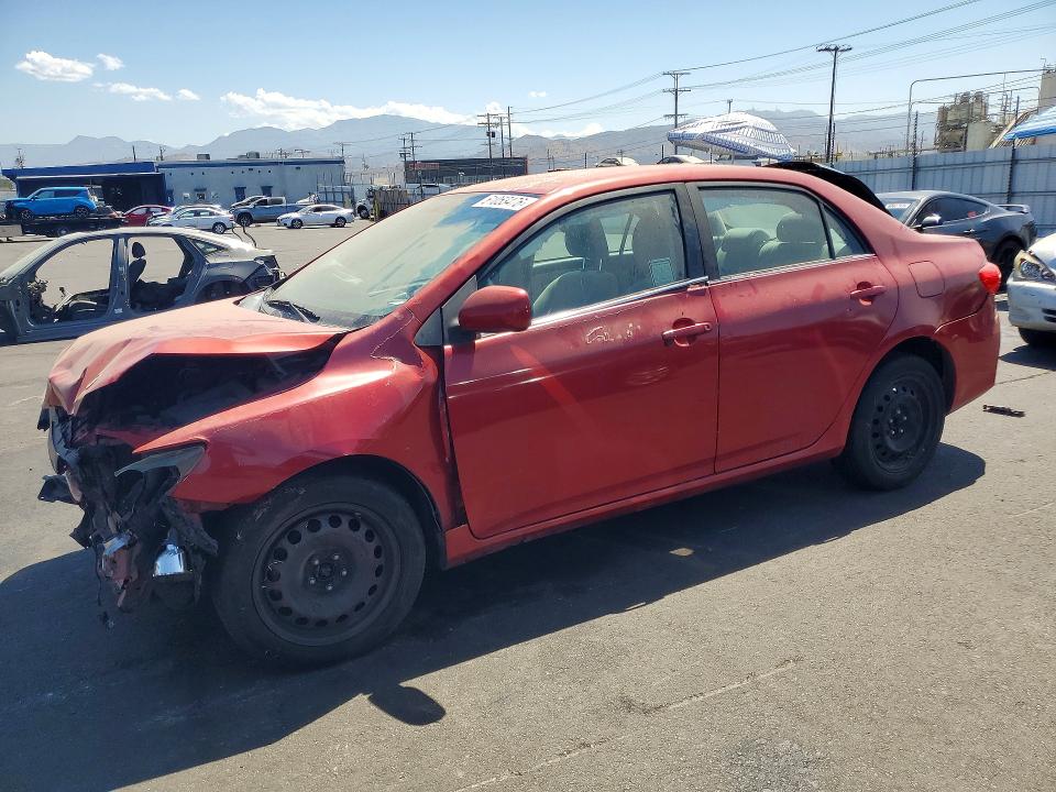 2013 Toyota Corolla VIN 5YFBU4EE1DP201426 COPART salvage auction — FRONT END, Ca - App For Dup Salvage Or Ac, sold $825 on 2026-07-20 (photo 1)