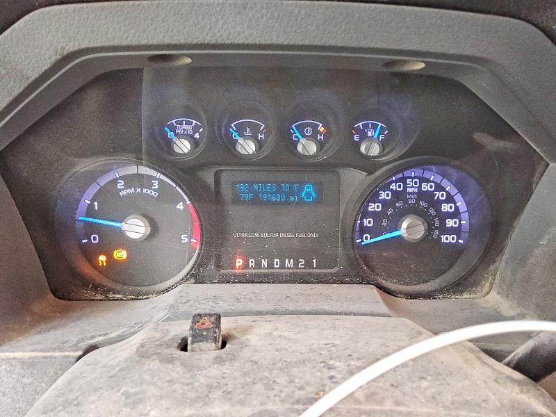 2012 Ford F-250 super duty VIN 1FT7W2AT7CEB29605 COPART salvage auction — MECHANICAL, TX - CERTIFICATE OF TITLE, sold $225 on 2026-07-09 (photo 9)