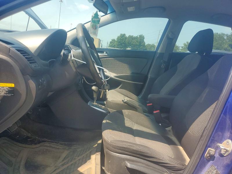 2013 Hyundai Accent VIN KMHCT5AE9DU092926 COPART salvage auction — REAR END, Oh - Cert Of Title-Salvage, sold $500 on 2026-07-22 (photo 7)