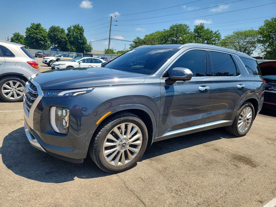 2020 Hyundai Palisade VIN KM8R5DHE3LU168496 COPART salvage auction — REAR END, OH - CERT OF TITLE-SALVAGE, sold $8,700 on 2026-07-22 (photo 1)