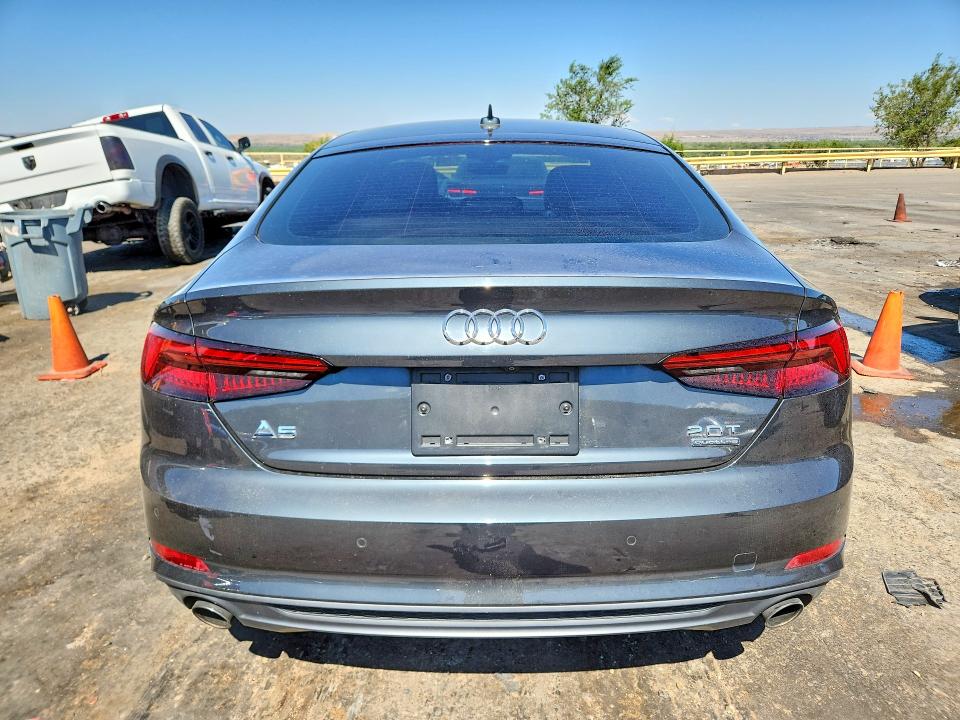 2018 Audi A5 VIN WAUENCF51JA027809 COPART salvage auction — FRONT END, Salvage Title, sold $7,900 on 2026-08-20 (photo 6)