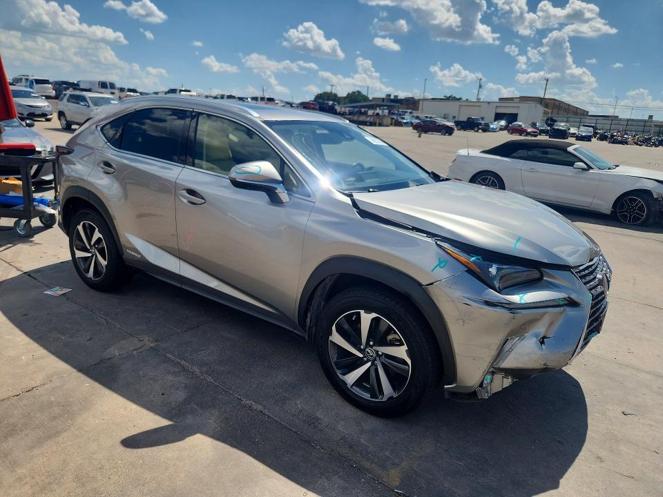 2020 Lexus Nx VIN JTJGJRDZ0L2133145 COPART salvage auction — FRONT END, Tx - Salvage Vehicle Title, sold $7,500 on 2026-07-23 (photo 4)