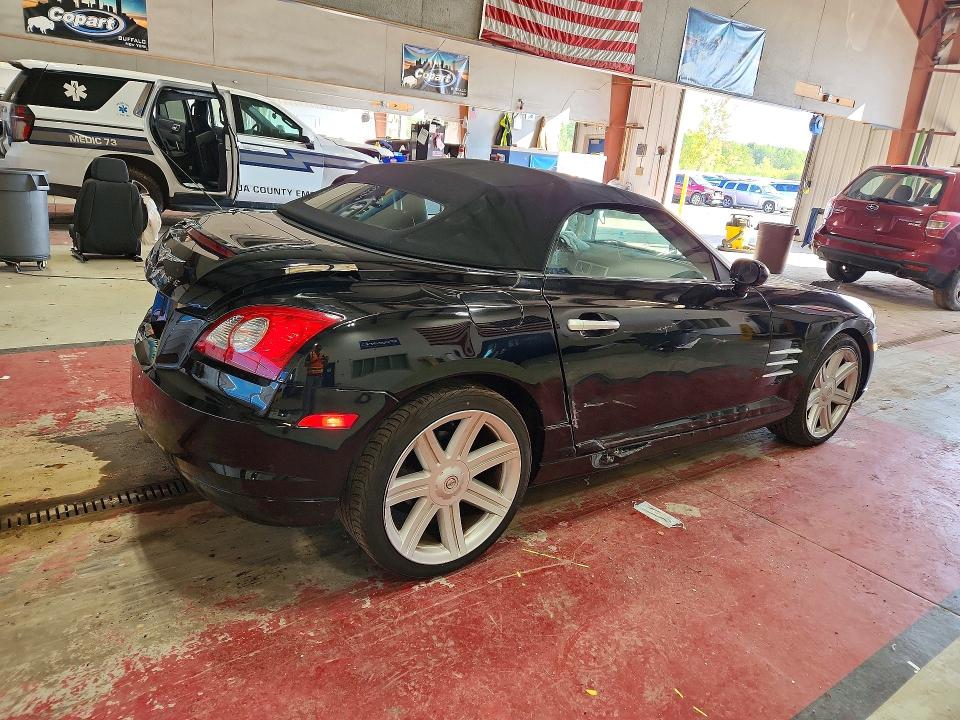 2005 Chrysler Crossfire VIN 1C3AN65L45X047482 COPART salvage auction — REAR END, Ny - Mv907A W/Unsatisfied Lien, sold $475 on 2026-07-27 (photo 3)