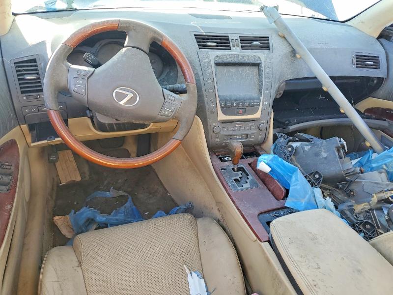 2007 Lexus Gs 350 VIN JTHBE96S370011588 COPART salvage auction — FRONT END, CA - DIS/DLR/EXP APP FOR DUP SALVAG, sold $50 on 2026-07-31 (photo 8)