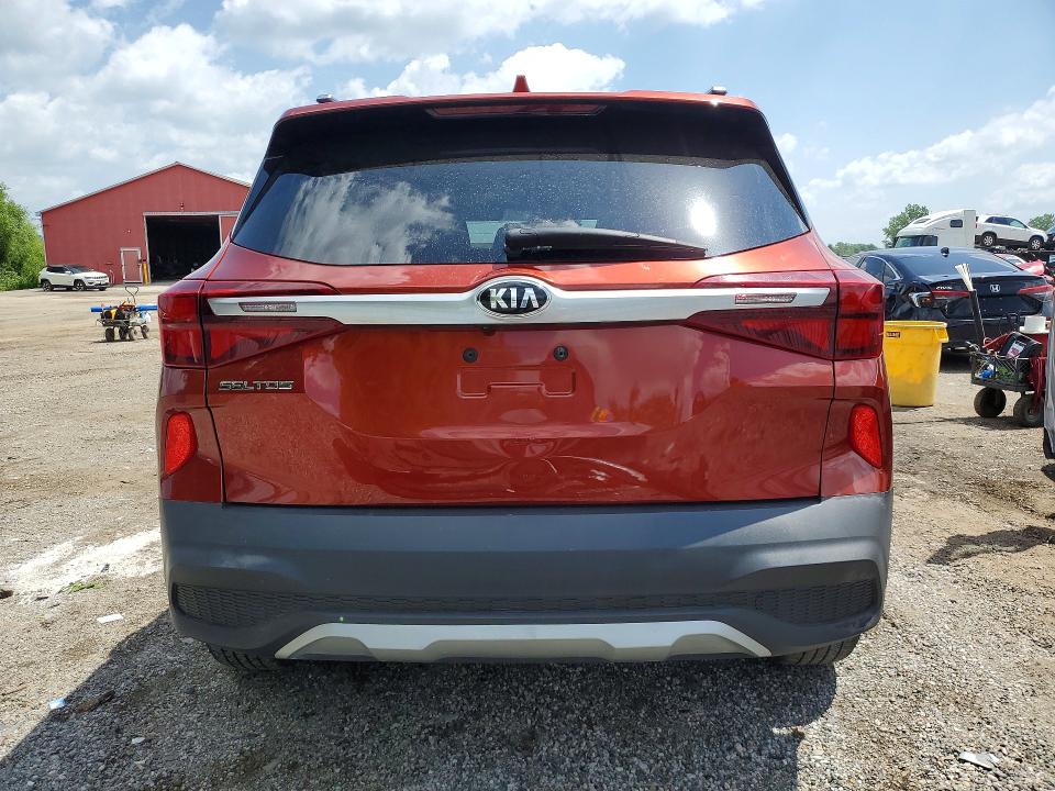 2021 Kia Seltos VIN KNDEPCAA8M7052225 COPART salvage auction — FRONT END, ON - PERMIT SALVAGE, sold $5,200 on 2026-07-16 (photo 6)