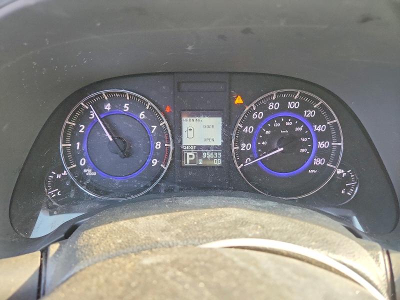 2012 Infiniti Fx VIN JN8AS1MW6CM153700 COPART salvage auction — NORMAL WEAR, Ms - Dealer Only Salvage Title (P), sold $500 on 2026-07-31 (photo 9)