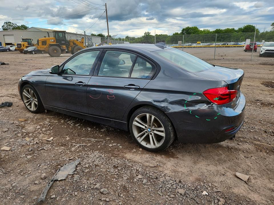 2016 BMW 3er VIN WBA8E3G54GNU01908 COPART salvage auction — REAR END, Pa - Certificate Of Salvage, sold $3,800 on 2026-08-05 (photo 2)