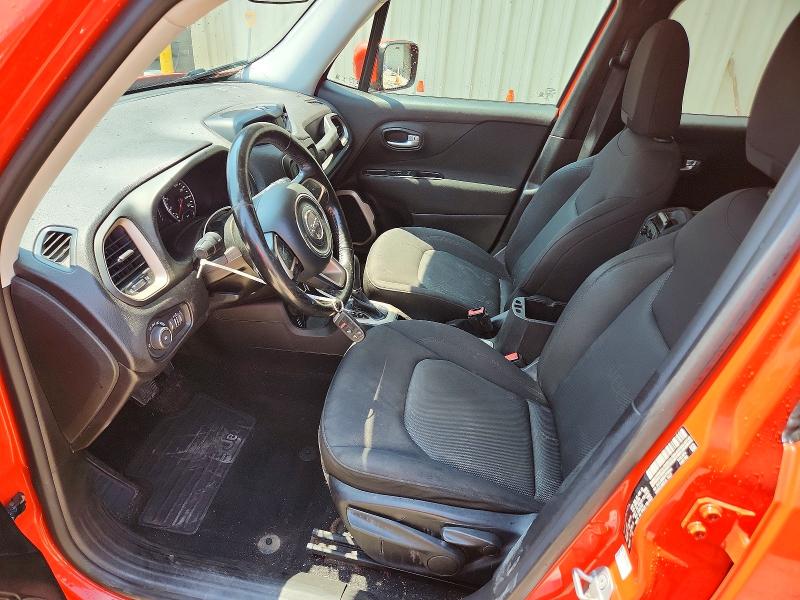 2017 Jeep Renegade VIN ZACCJBBB5HPF58341 COPART salvage auction — REAR END, De - Salvage Certificate, sold $250 on 2026-08-04 (photo 7)