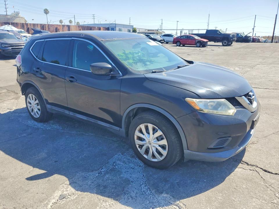 2016 Nissan Rogue VIN 5N1AT2MT0GC768593 COPART salvage auction — REAR END, Ca - Salvage Certificate, sold $1,400 on 2026-07-31 (photo 4)