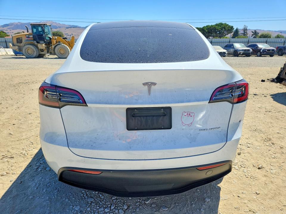 2023 Tesla Model y VIN 7SAYGDEE5PA099825 COPART salvage auction — FRONT END, Ca - Salvage Certificate, sold $6,200 on 2026-07-28 (photo 6)