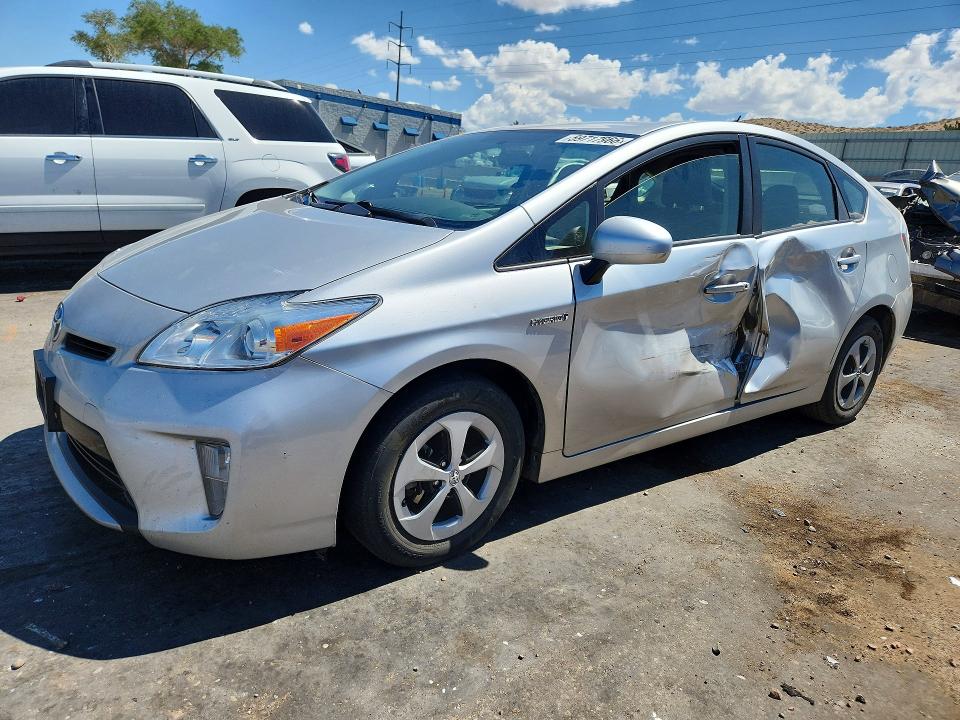 2014 Toyota Prius VIN JTDKN3DU8E0361220 COPART salvage auction — SIDE, Nm - Cert Of Title-Salvage, sold $2,250 on 2026-07-20 (photo 1)