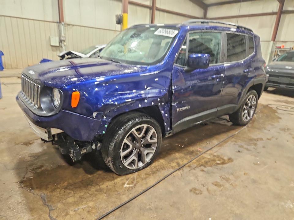 2017 Jeep Renegade VIN ZACCJBBB8HPF59399 COPART salvage auction — FRONT END, Pa - Cert Of Salv-R=Reconstructed, sold $675 on 2026-08-14 (photo 1)