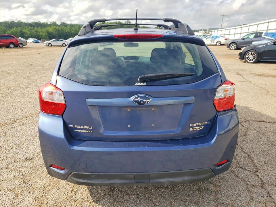 2012 Subaru Impreza VIN JF1GPAL61CH222297 COPART salvage auction — FRONT END, Va - Cert Of Title - Salvage, sold $250 on 2026-07-31 (photo 6)