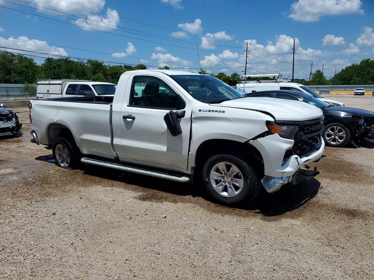 2025 Chevrolet Silverado 1500 VIN 3GCNAAED9SG385397 COPART salvage auction — Front End, AZ - CERTIFICATE OF TITLE (P), sold $9,300 on 2026-07-09 (photo 4)