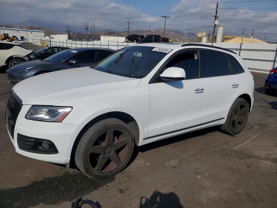 2017 Audi Q5 VIN WA1C2AFP3HA070898 COPART salvage auction — FRONT END, Ca - Salvage Certificate, sold $2,550 on 2026-07-29 (photo 1)