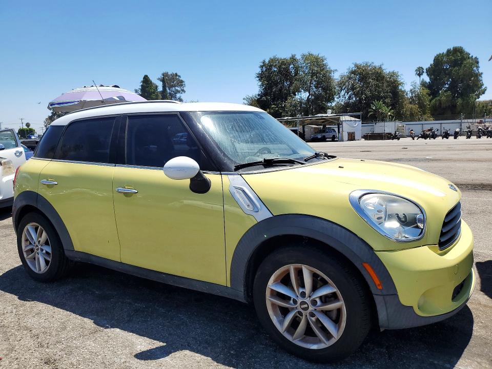 2012 Mini Countryman VIN WMWZB3C57CWM03255 COPART salvage auction — MECHANICAL, Ca - Dis/Dlr/Exp Only Clean Title, sold $850 on 2026-08-07 (photo 4)