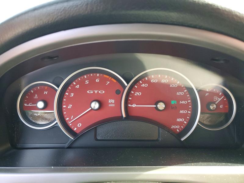 2006 Pontiac Gto VIN 6G2VX12U26L514566 COPART salvage auction — MINOR DENT/SCRATCHES, FL - CERTIFICATE OF TITLE, sold $2,050 on 2026-07-24 (photo 9)