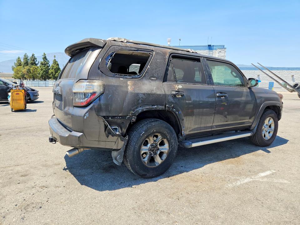2016 Toyota 4runner VIN JTEZU5JR6G5147048 COPART salvage auction — BURN, CA - SALVAGE CERTIFICATE, sold $150 on 2026-07-30 (photo 3)