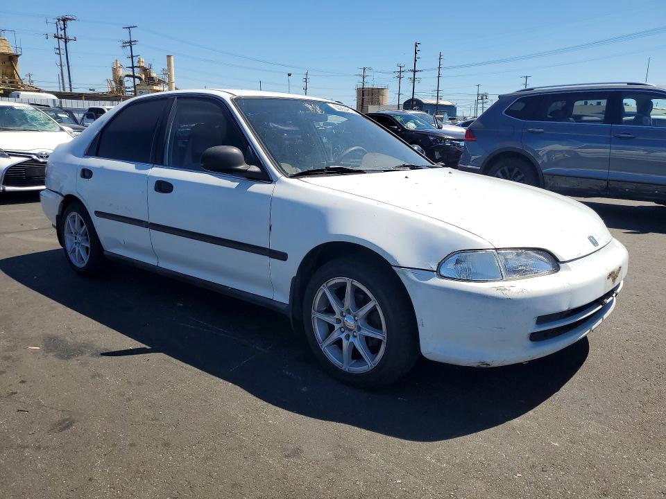 1992 Honda Civic VIN JHMEG8552NS032687 COPART salvage auction — SIDE, CA - SALVAGE CERTIFICATE, sold $250 on 2026-07-29 (photo 4)