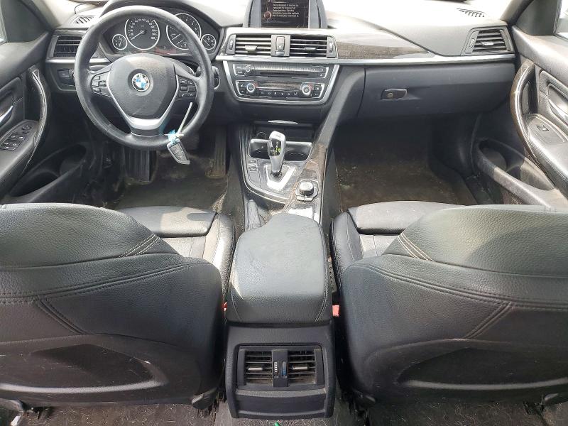 2015 BMW 3 series VIN WBA3C3C56FK202980 COPART salvage auction — WATER/FLOOD, On - Permit Irrepairable, sold $725 on 2026-08-06 (photo 8)