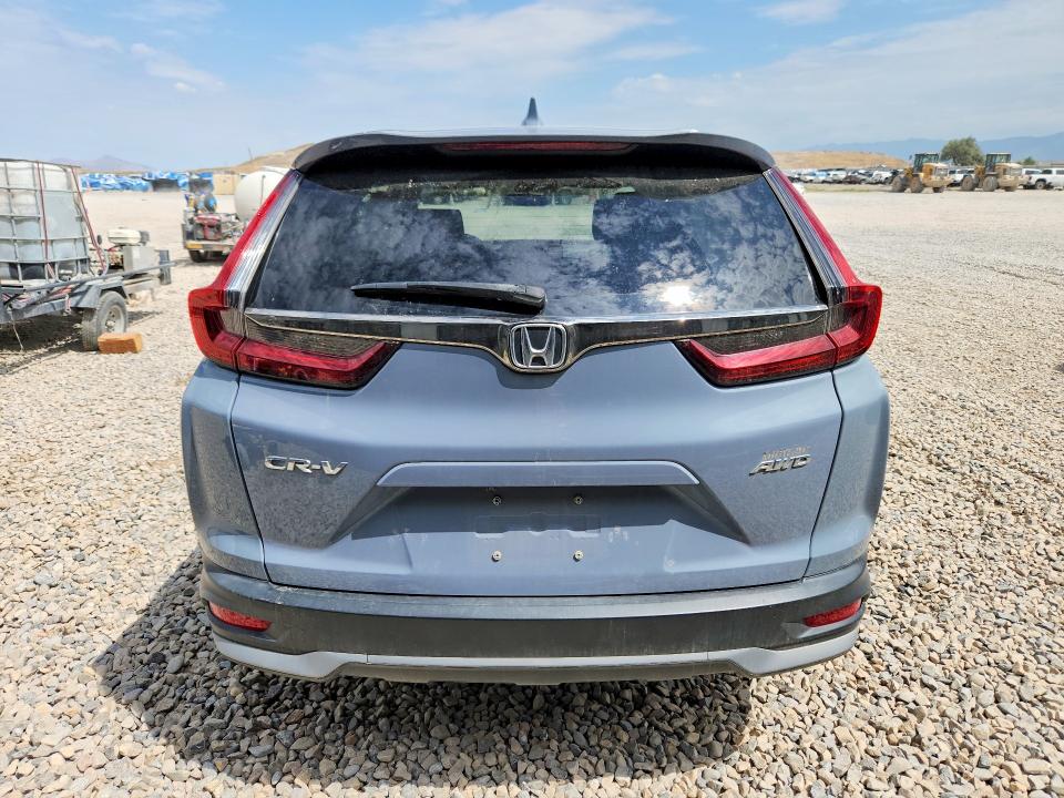 2022 Honda Cr-v VIN 7FARW2H5XNE038169 COPART salvage auction — NORMAL WEAR, Ut - Certificate Of Title, sold $1,400 on 2026-07-21 (photo 6)