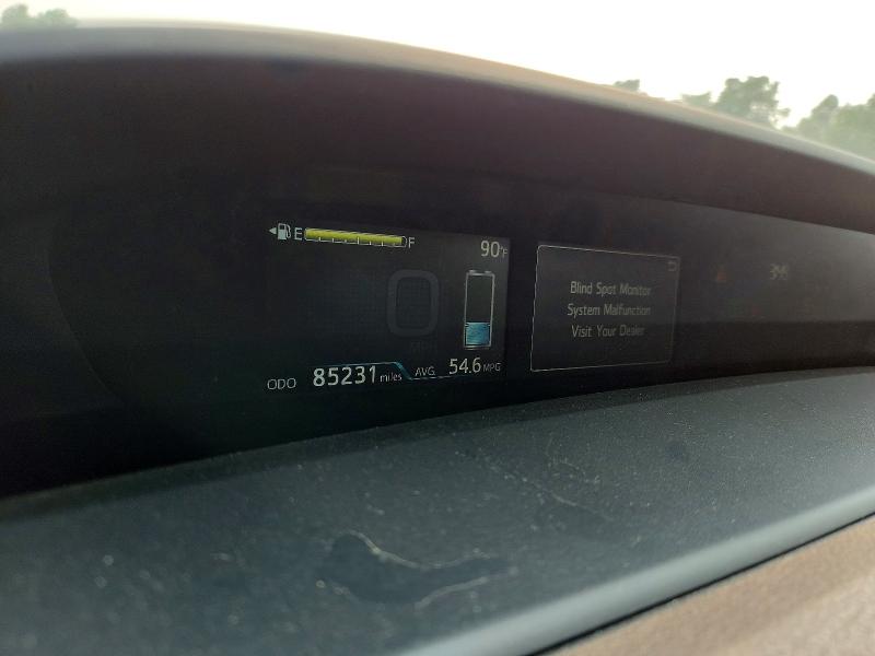 2020 Toyota Prius VIN JTDKARFP0L3124061 COPART salvage auction — FRONT END, Ny - Mv-907A Salvage Certificate, sold $350 on 2026-07-30 (photo 9)