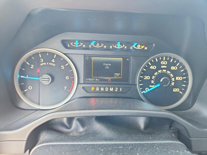 2016 Ford F-150 VIN 1FTEW1CF8GKF16356 COPART salvage auction — REAR END, Tx - Salvage Vehicle Title, sold $12,600 on 2026-07-31 (photo 9)