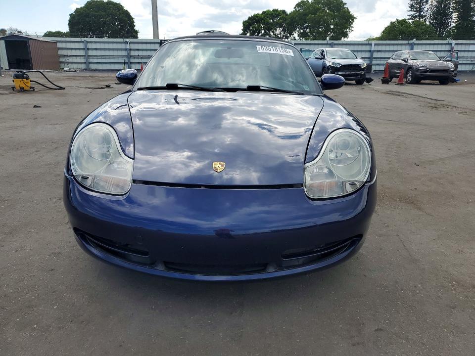 2001 Porsche 911 VIN WP0CA29981S653141 COPART salvage auction — DAMAGE HISTORY, FL - CERT OF TITLE-SLVG REBLD FLOOD (P), sold $9,700 on 2026-08-12 (photo 5)