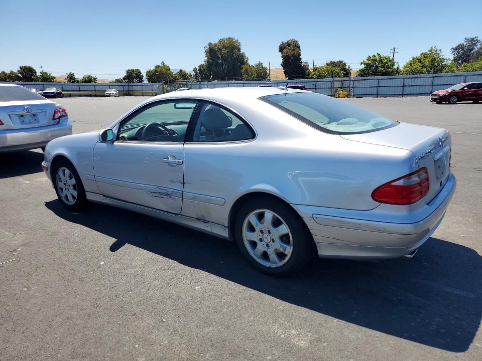 2002 Mercedes-benz Clk-class VIN WDBLJ65G42T122122 COPART salvage auction — SIDE, CA - SALVAGE CERTIFICATE, sold $1,100 on 2026-07-20 (photo 2)