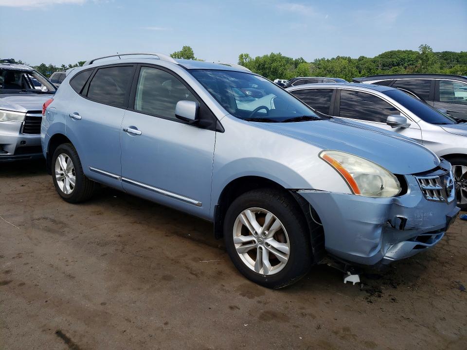 2013 Nissan Rogue sport VIN JN8AS5MV5DW100684 COPART salvage auction — FRONT END, Ct - Cert Of Title-Rebuilt Salvage, sold $475 on 2026-07-21 (photo 4)