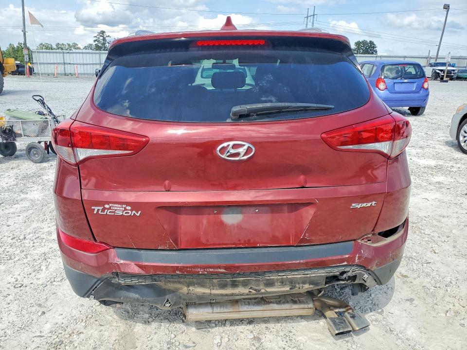 2018 Hyundai Tucson VIN KM8J33AL9JU800274 COPART salvage auction — REAR END, GA - CERT OF TITLE-SALVAGE (P), sold $4,200 on 2026-07-27 (photo 6)