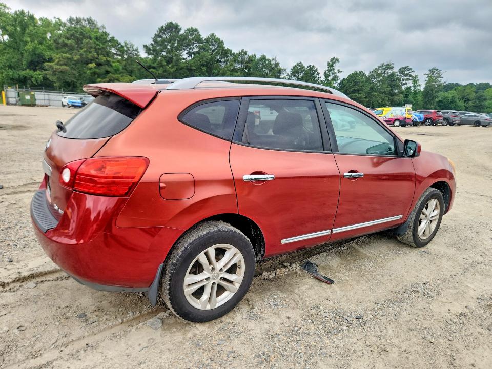 2012 Nissan Rogue VIN JN8AS5MV4CW369189 COPART salvage auction — MINOR DENT/SCRATCHES, Va - Certificate Of Title, sold $200 on 2026-07-14 (photo 3)